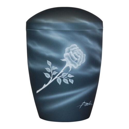 Urne 52820066 Designer BioTec Rose Samtblau