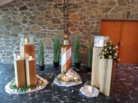 Dekoration Trauerfeier