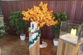 Dekoration Trauerfeier