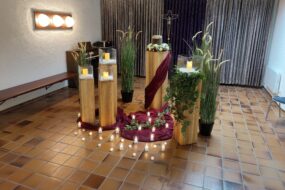 Dekoration Trauerfeier