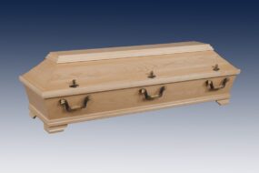 Kiefernsarg F Buche furniert gewachst Nr. 6